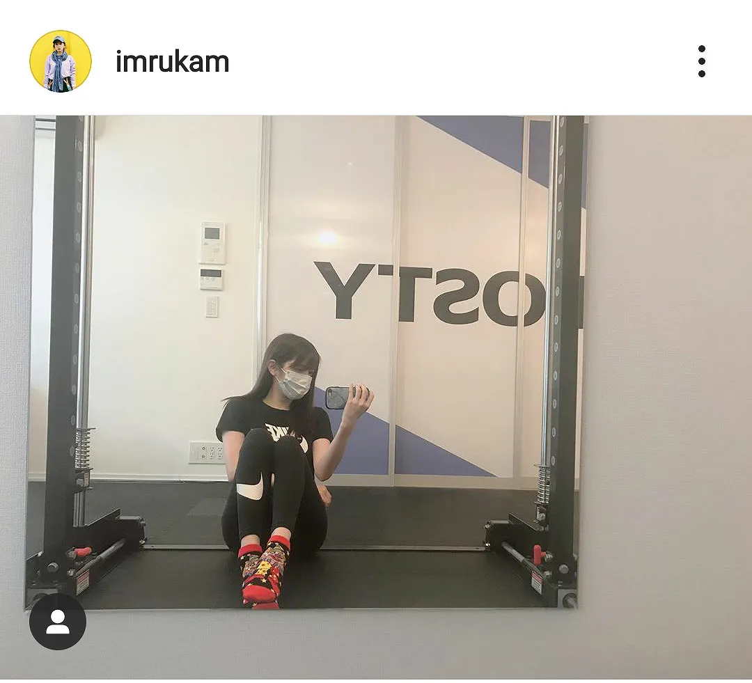 ※画像は松田るか(imrukam)公式Instagramのスクリーンショット