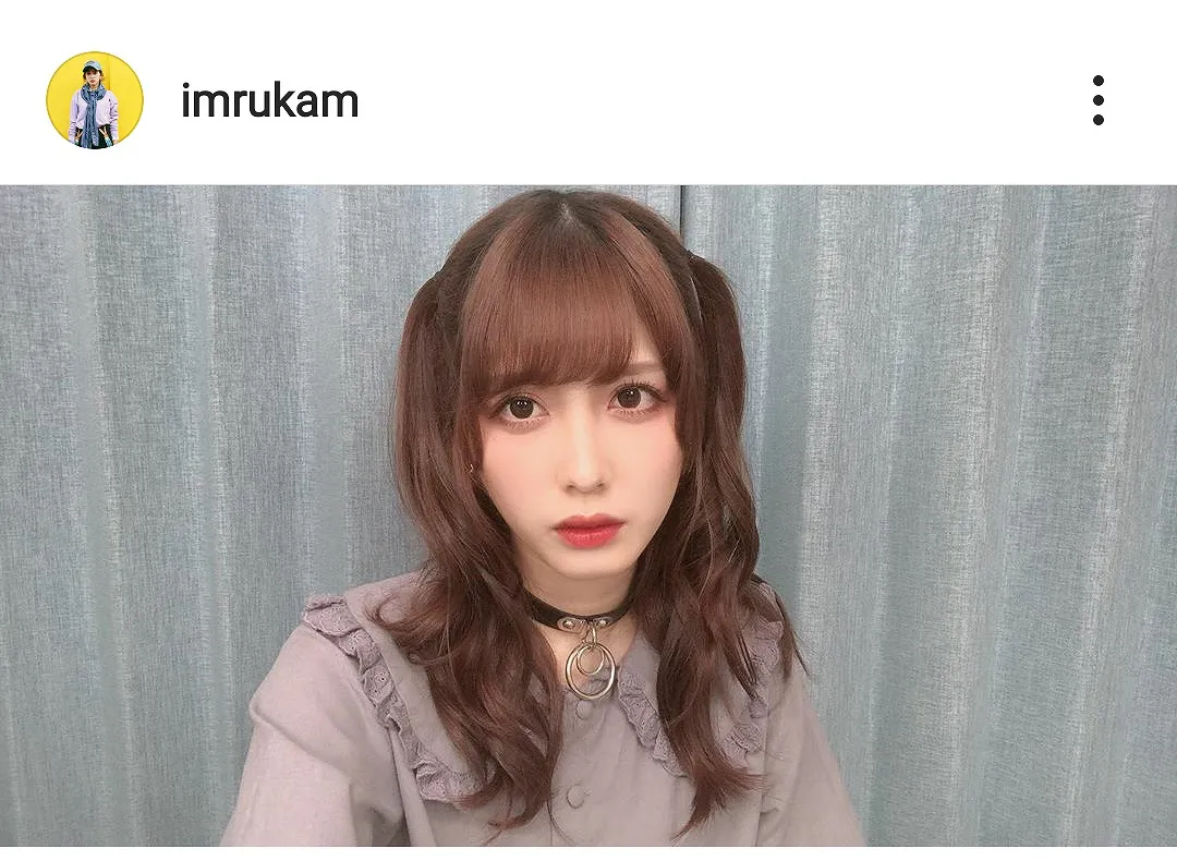 ※画像は松田るか(imrukam)公式Instagramのスクリーンショット