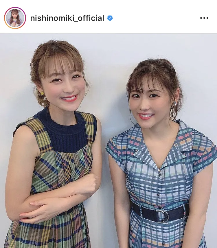 ※西野未姫オフィシャルInstagram(nishinomiki_official)のスクリーンショット