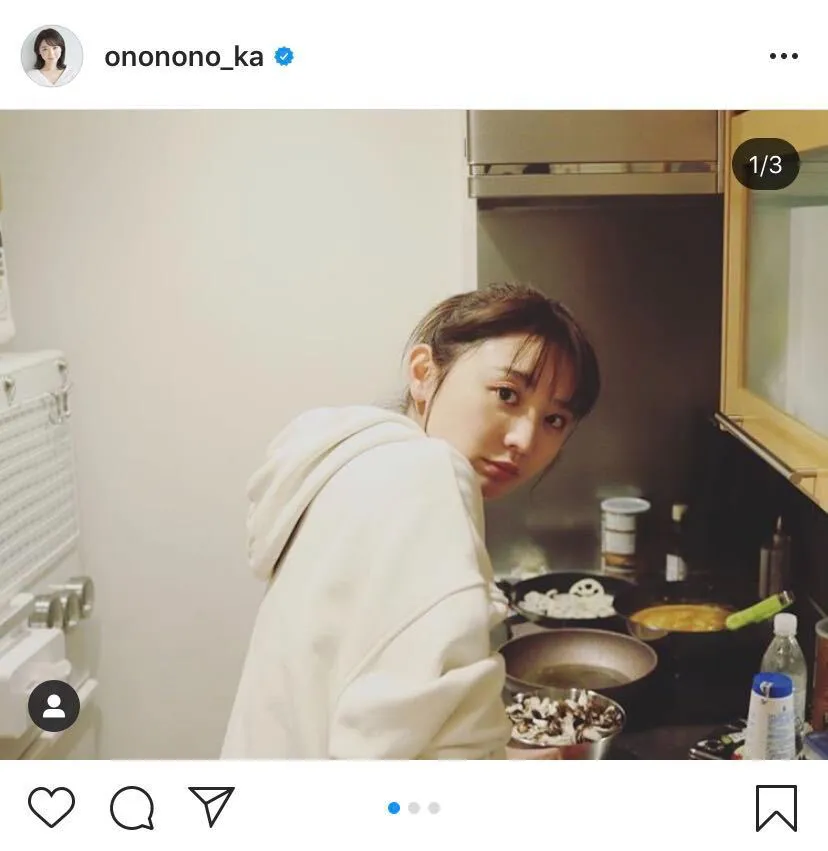 ※おのののか公式Instagram(ononono_ka)のスクリーンショット