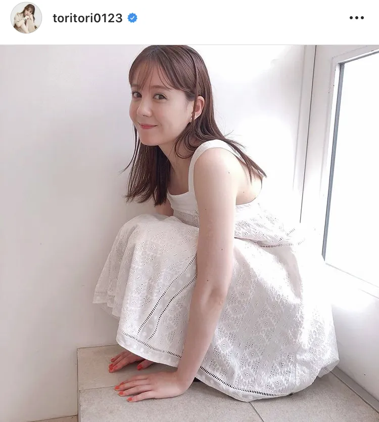 ※トリンドル玲奈公式Instagram(toritori0123)のスクリーンショット