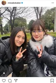 ※筧美和子オフィシャルInstagram(miwakokakei)のスクリーンショット