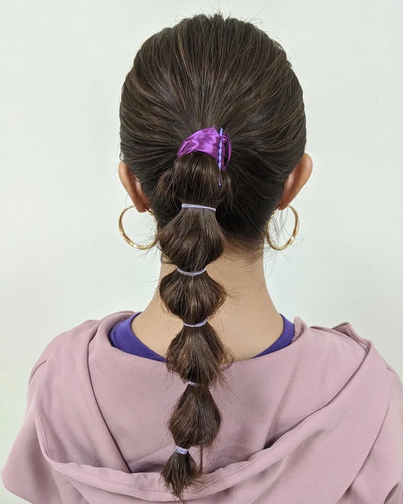 【写真を見る】NiziUのMIIHIちゃんのような“玉ねぎヘアー”スタイルを公開した高橋メアリージュン