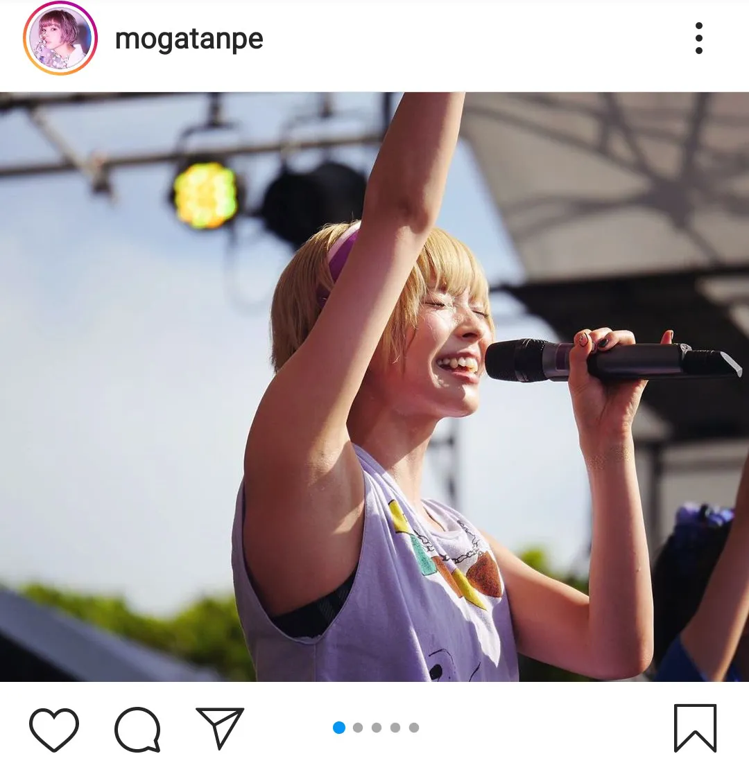 ※画像は最上もが(mogatanpe)公式Instagramのスクリーンショット