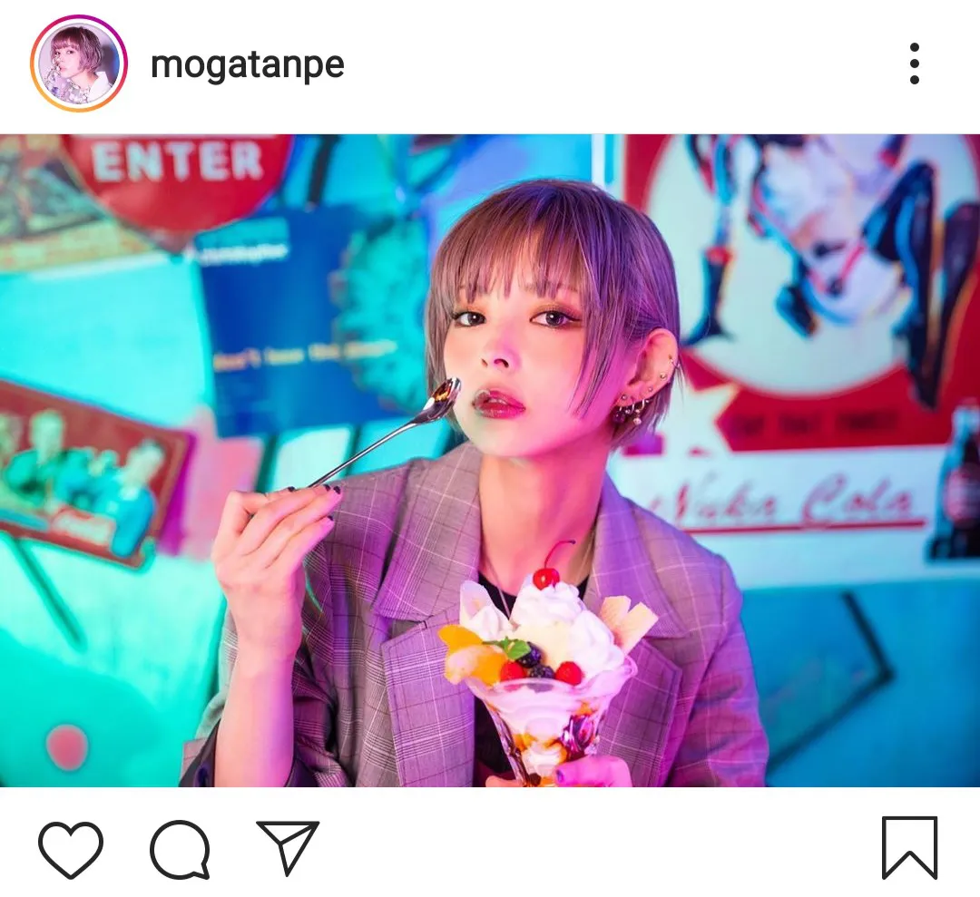 ※画像は最上もが(mogatanpe)公式Instagramのスクリーンショット