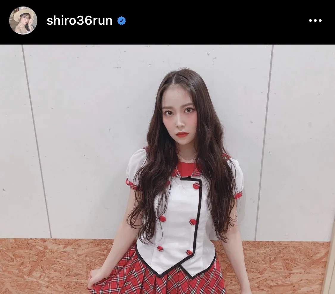 ※白間美瑠(shiro36run)公式Instagramのスクリーンショット