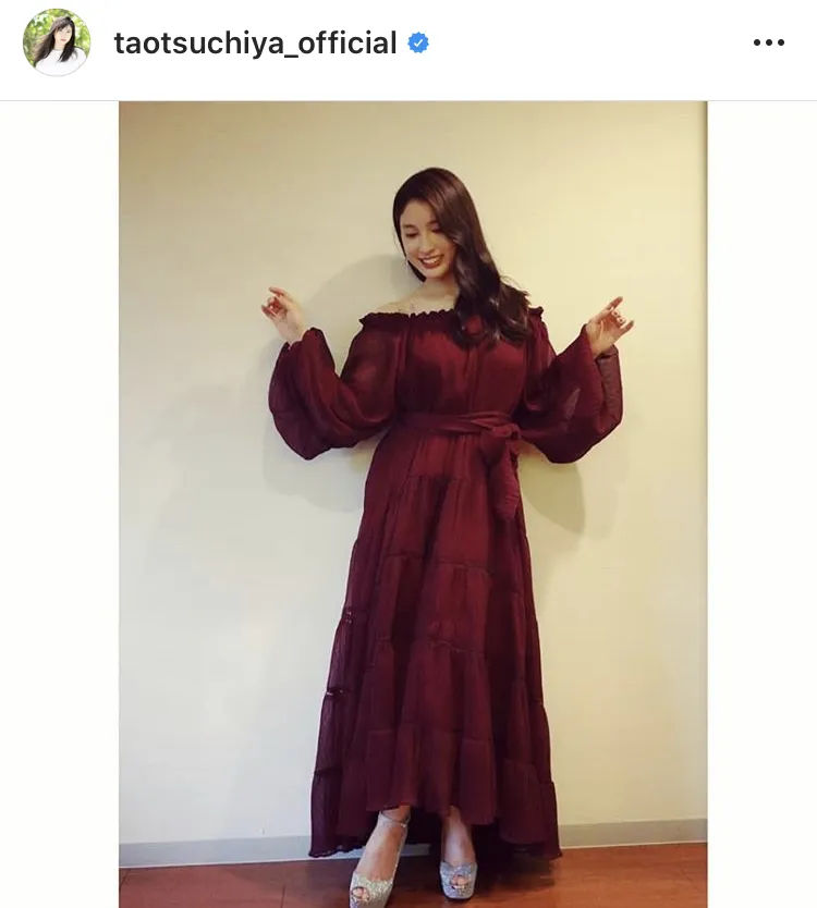 ※土屋太鳳オフィシャルInstagram(taotsuchiya_official)のスクリーンショット