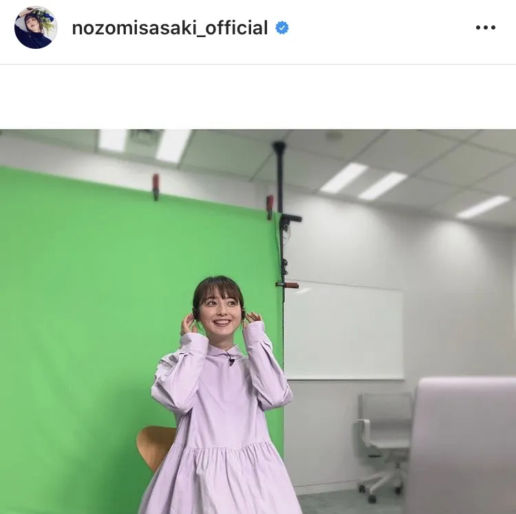 ※佐々木希公式Instagram(nozomisasaki_official)より