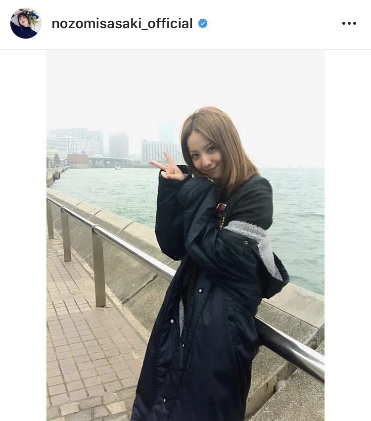 ※佐々木希公式Instagram(nozomisasaki_official)より