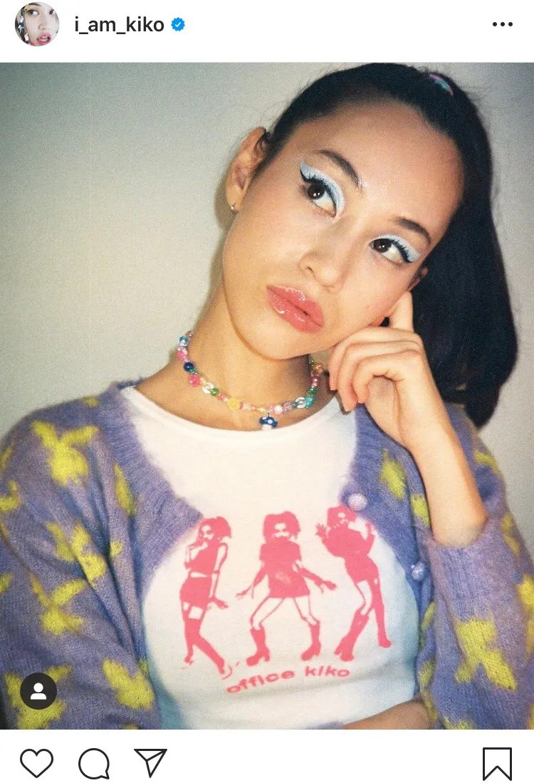 ※水原希子オフィシャルInstagram(i_am_kiko)のスクリーンショット