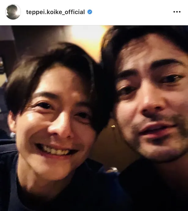 ※小池徹平公式Instagram(teppei.koike_official)のスクリーンショット