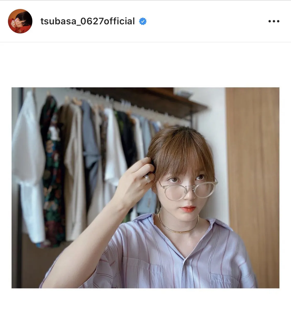 ※本田翼公式Instagram(tsubasa_0627official)のスクリーンショット