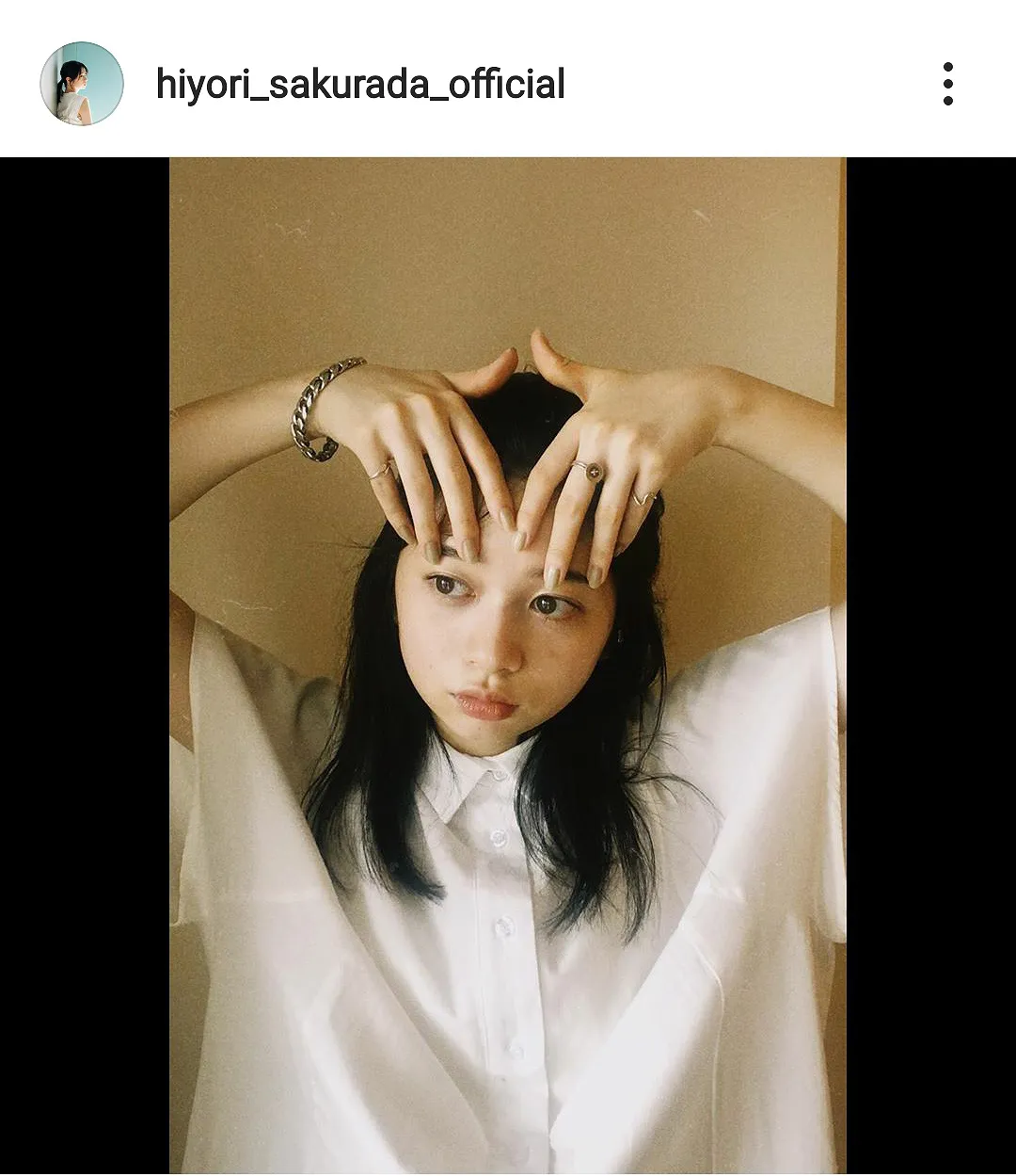 ※画像は桜田ひより(hiyori_sakurada_official)公式Instagramのスクリーンショット