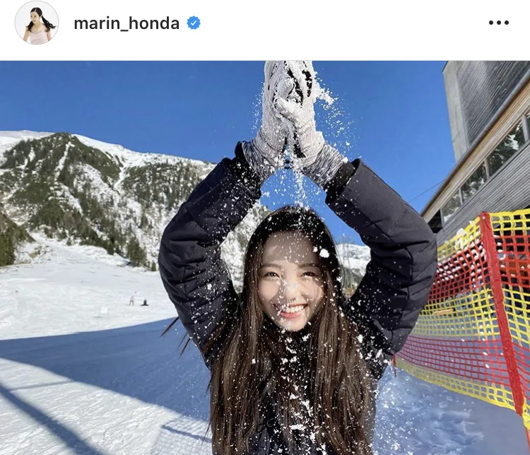  ※画像は本田真凜(marin_honda)公式Instagramのスクリーンショット