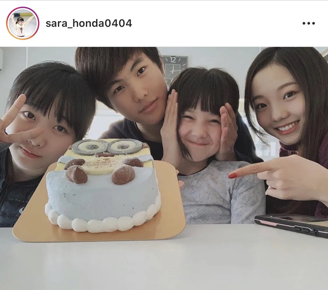 ※画像は本田紗来(sara_honda0404)公式Instagramのスクリーンショット