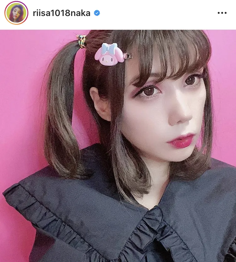 ※仲里依紗オフィシャルInstagram(riisa1018naka)のスクリーンショット