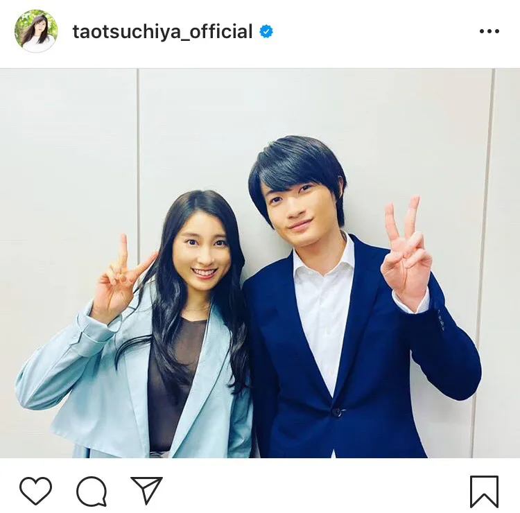 ※土屋太鳳オフィシャルInstagram(taotsuchiya_official)のスクリーンショット