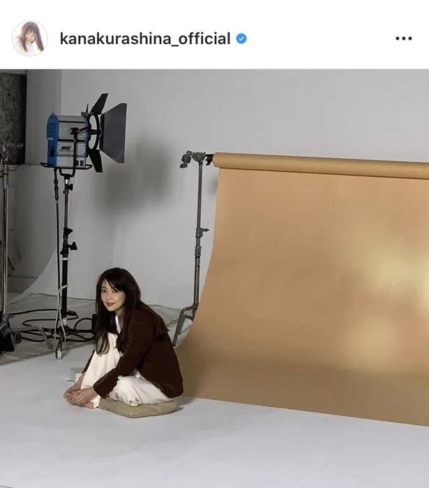 ※倉科カナ公式Instagram(kanakurashina_official)のスクリーンショット