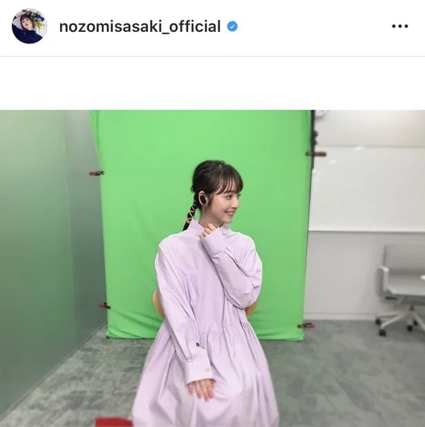 ※佐々木希公式Instagram(nozomisasaki_official)より