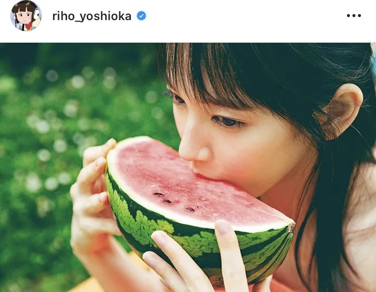 ※吉岡里帆オフィシャルInstagram(riho_yoshioka)のスクリーンショット