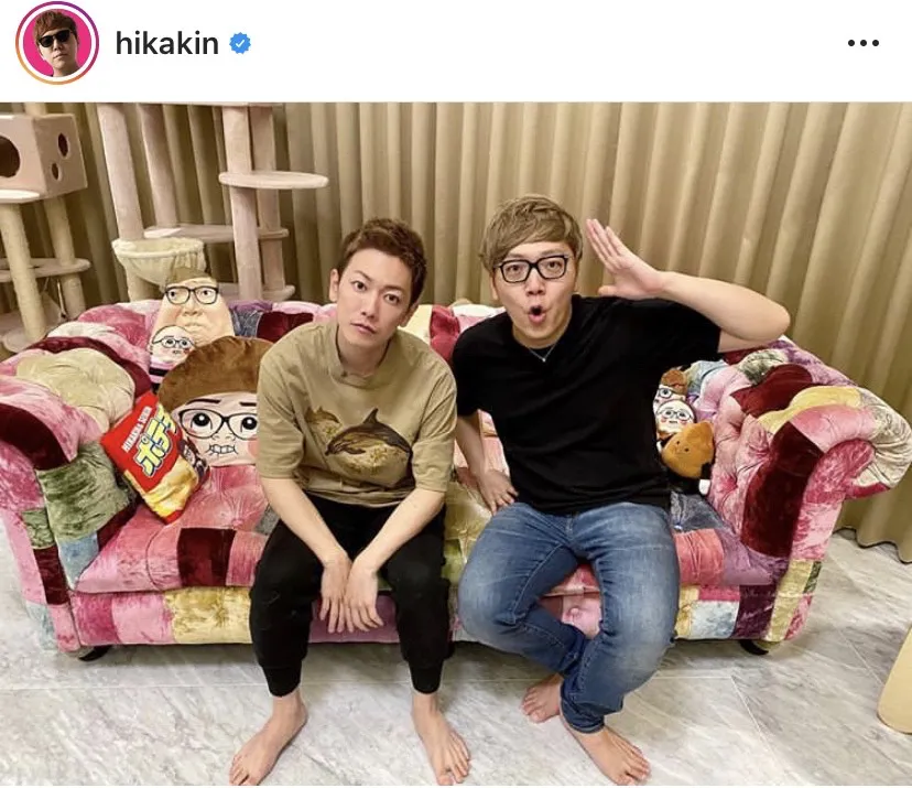 【写真を見る】HIKAKIN＆佐藤健 “異色のコラボ”2ショット公開