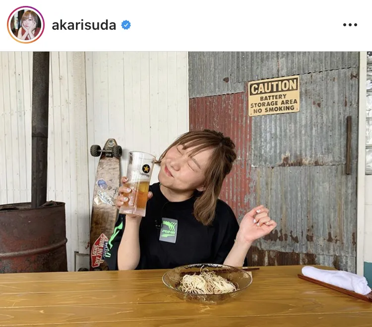 ※須田亜香里オフィシャルInstagram(akarisuda)のスクリーンショット