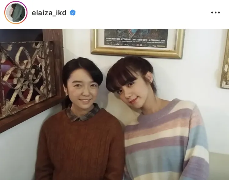 ※池田エライザ公式Instagram(elaiza_ikd)のスクリーンショット