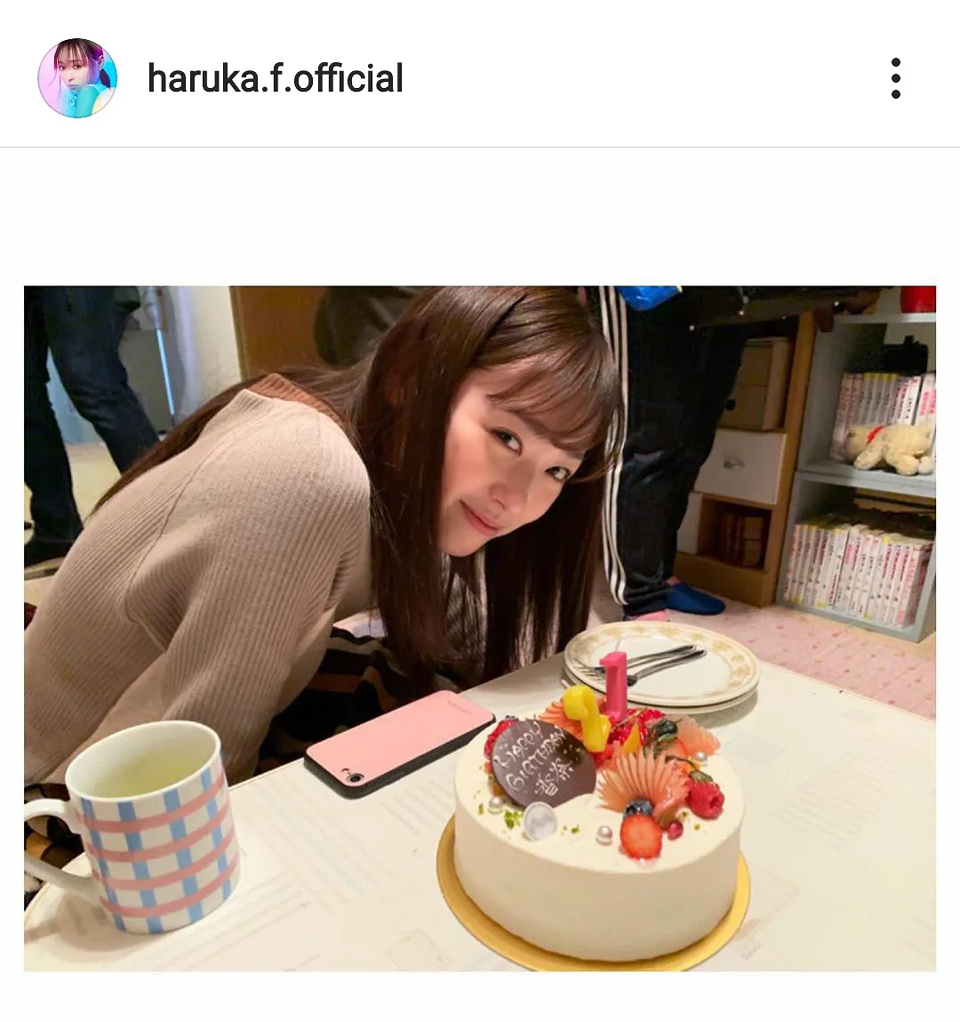 ※画像は福原遥(haruka.f.official)公式Instagramのスクリーンショット