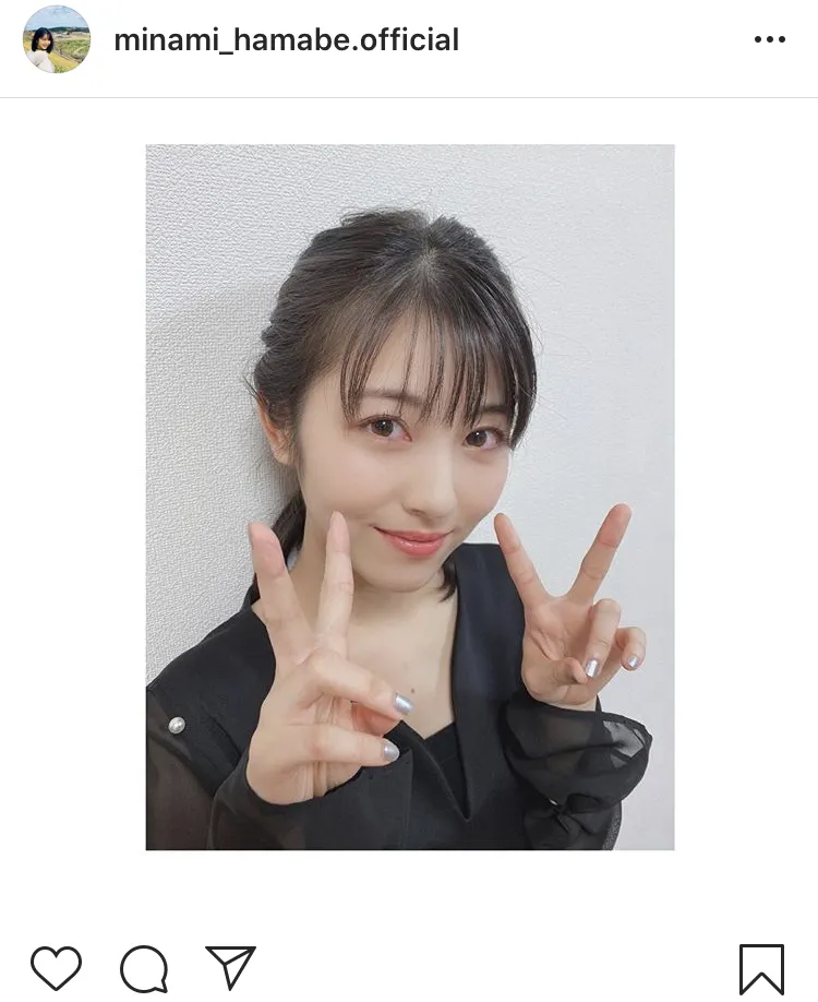 ※画像は浜辺美波(minami_hamabe.official)公式Instagramのスクリーンショット