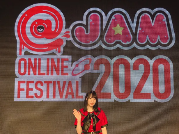 「@JAM ONLINE FESTIVAL 2020」のRedステージに登場した、ソロアイドル“せれちゅ”こと上月せれな