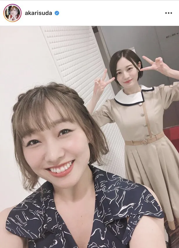 画像 須田亜香里 すっぴん 肌着shotに 寝顔可愛い 癒されました ファンほっこり 5 11 Webザテレビジョン