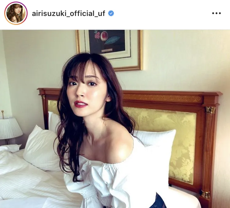 ※画像は鈴木愛理(airisuzuki_official_uf)公式Instagramのスクリーンショット