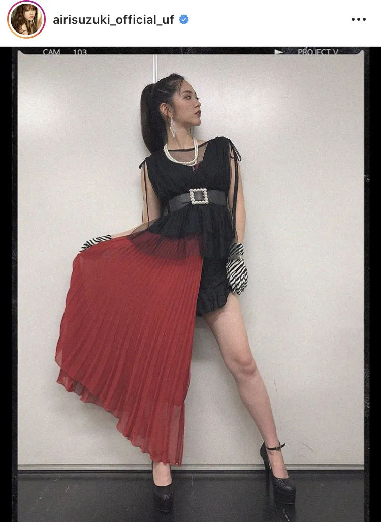 ※画像は鈴木愛理(airisuzuki_official_uf)公式Instagramのスクリーンショット