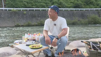 番組初！川の上流でソロキャンプ、バイきんぐ西村が人生初の渓流釣りに挑戦！＜西村キャンプ場＞
