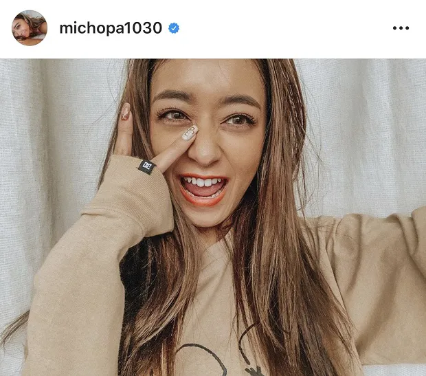 ※画像は池田美優オフィシャルInstagram(michopa1030)のスクリーンショット