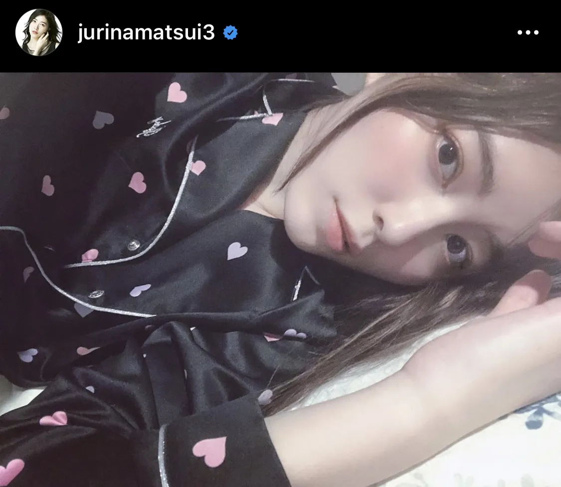 ※松井珠理奈公式Instagram(jurinamatsui3)より