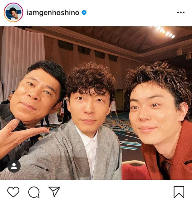 【写真を見る】星野源、菅田将暉、岡村隆史の3SHOT