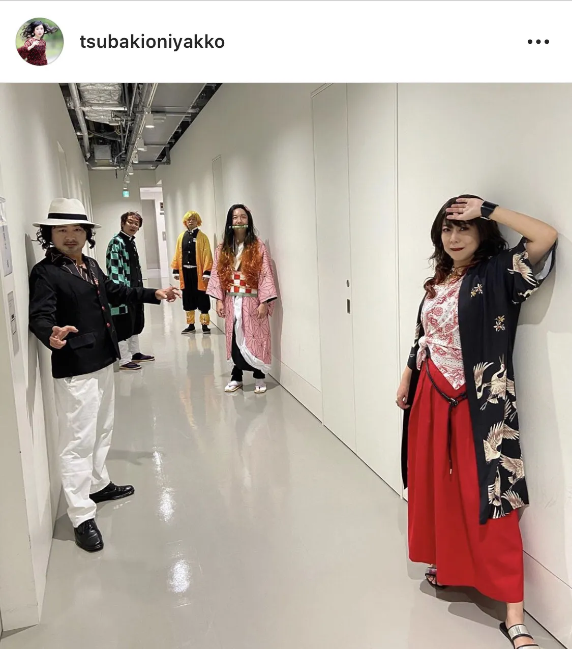 ※画像は椿鬼奴(tsubakioniyakko)Instagramのスクリーンショット