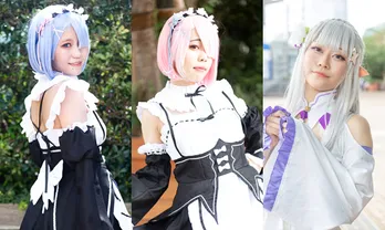 <コスプレ百花繚乱>メイク、衣装も個性万別!「リゼロ」のキュートなレイヤーたち【イベントリポート】