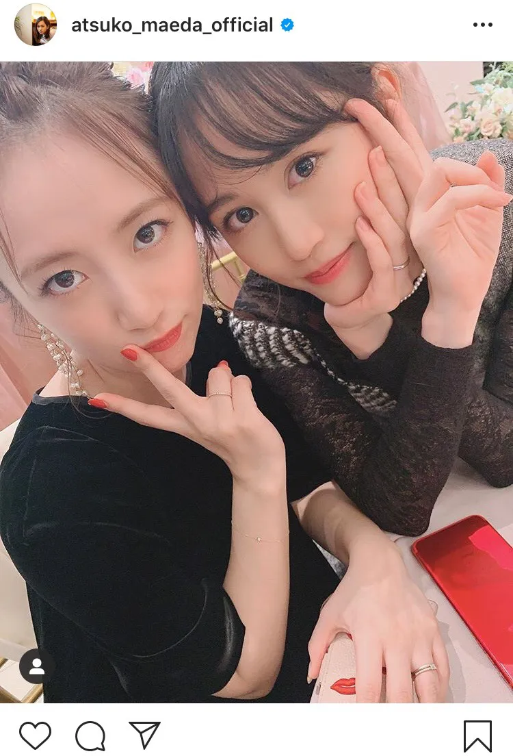 ※前田敦子オフィシャルInstagram(atsuko_maeda_official)のスクリーンショット