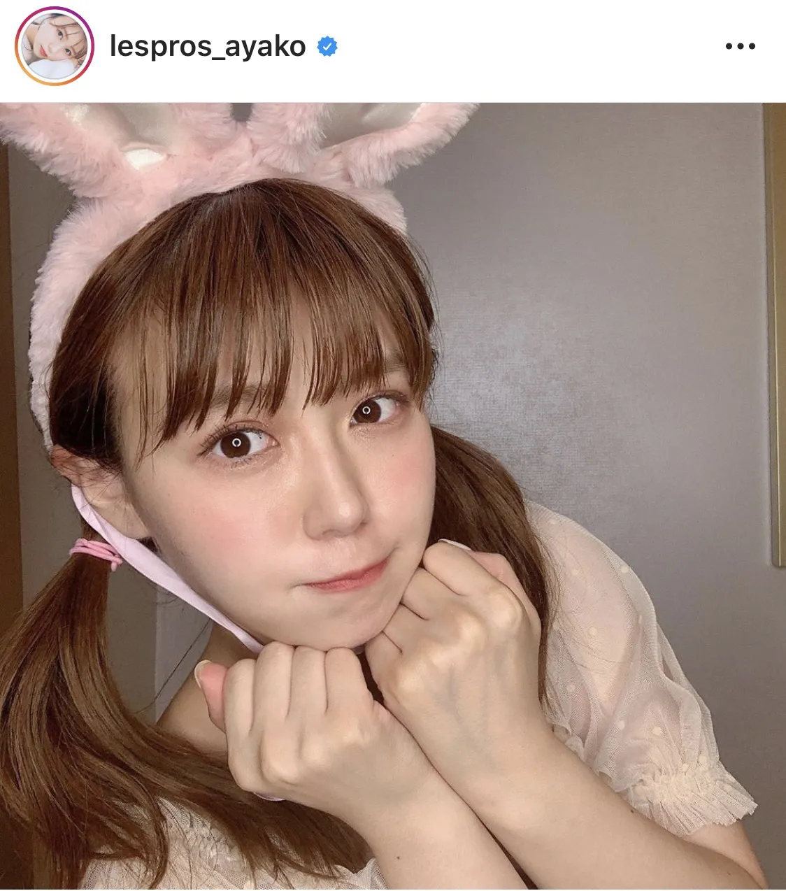 井口綾子、“ウサギ”のコスプレSHOT！