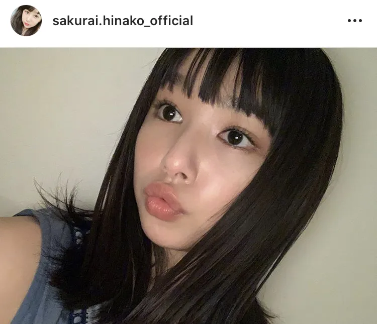 ※桜井日奈子オフィシャルInstagram(sakurai.hinako_official)のスクリーンショット