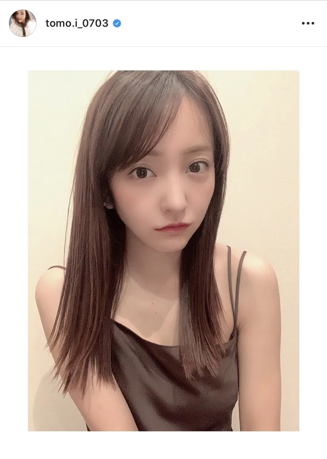 ※板野友美公式Instagram(tomo.i_0703)より