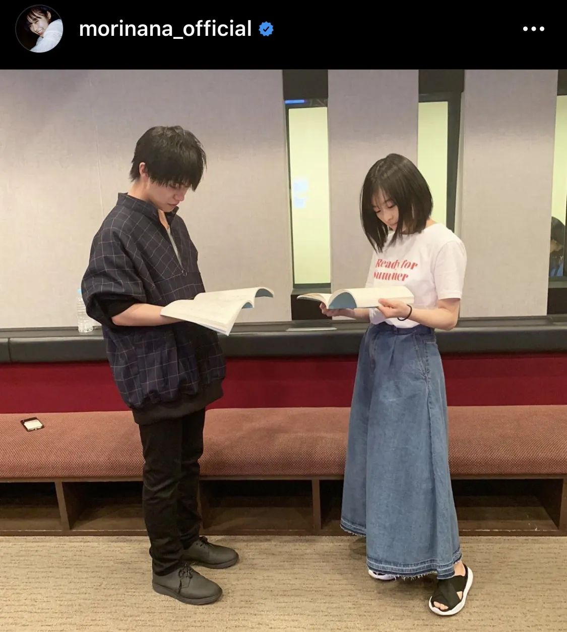 ※森七菜オフィシャルInstagram(morinana_official)より