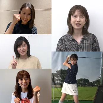 テレ朝女性アナ大集合の8時間生配信！　滝汗必至の“生エクササイズ”＆“萌ゴルフ”完全密着も