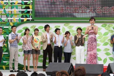 高橋アナの応援に26名のフジテレビアナウンサーが登壇