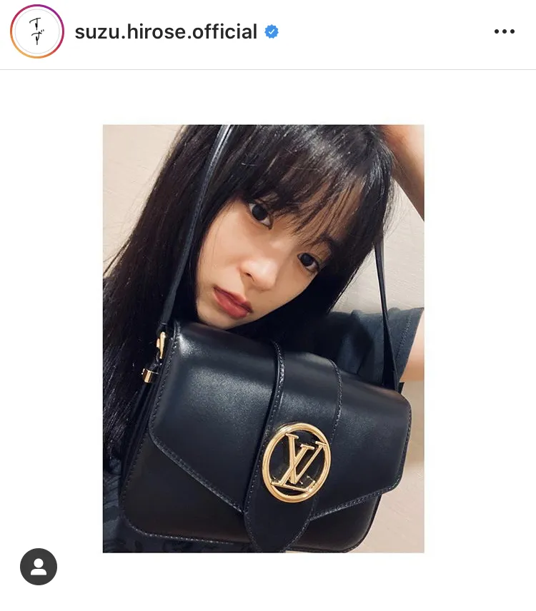 ※広瀬すず公式Instagram(suzu.hirose.official)のスクリーンショット