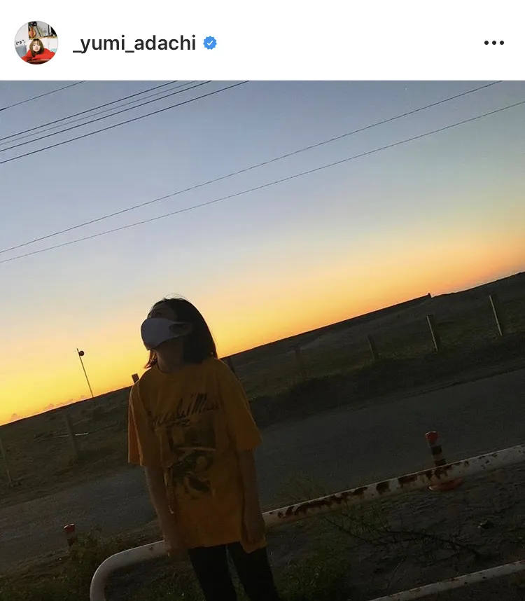 ※安達祐実公式Instagram(_yumi_adachi)のスクリーンショット