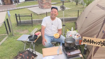 バイきんぐ西村、番組史上最高!?のおしゃれなソロキャンプ飯を披露！＜西村キャンプ場＞