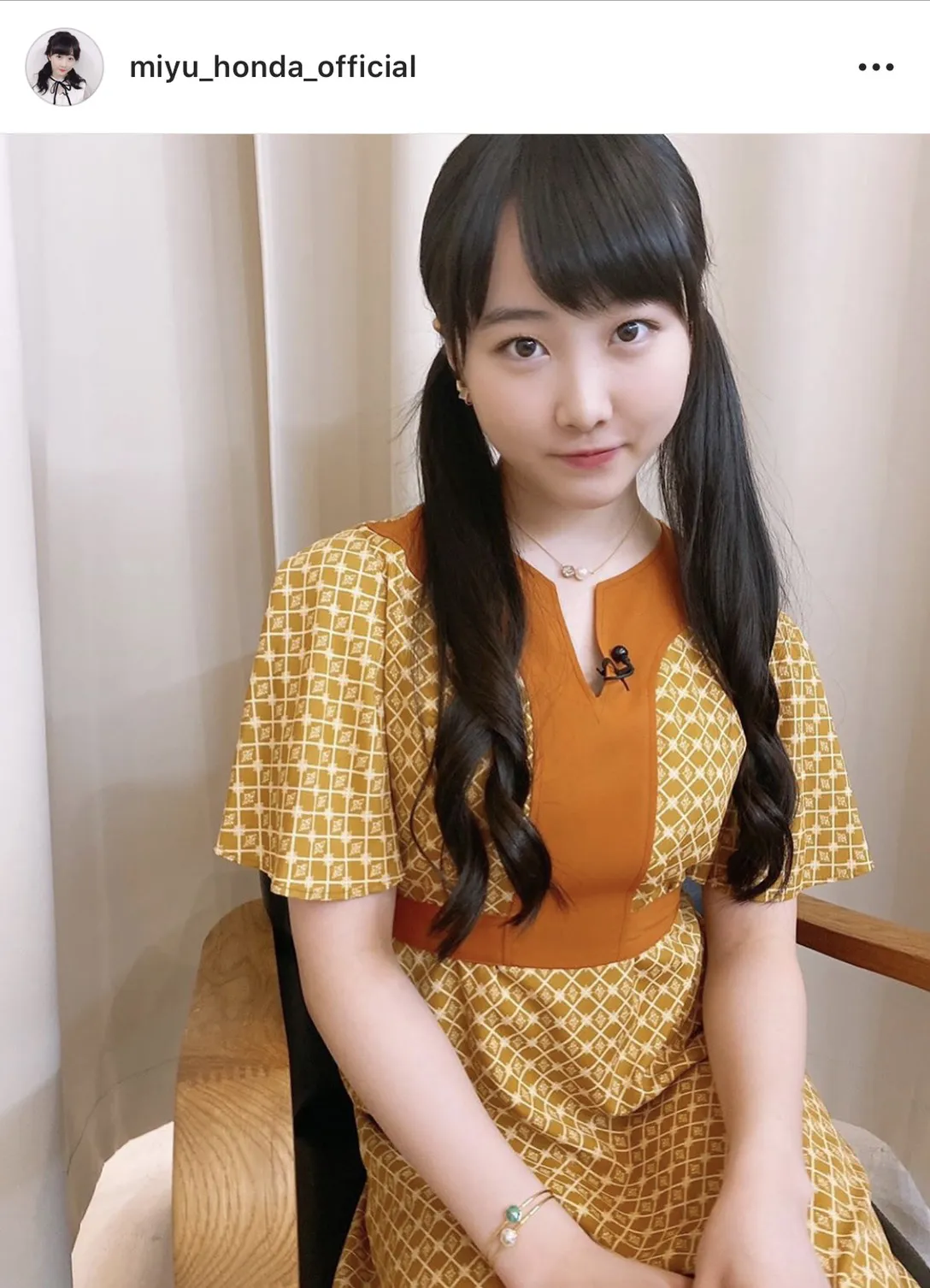 ※画像は本田望結(miyu_honda_official)公式Instagramのスクリーンショット